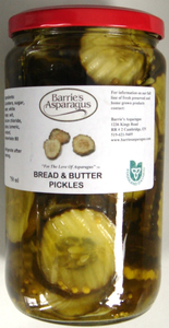 Barrie's Asparagus  Bread & Butter Pickles